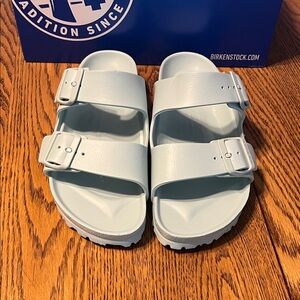 Birkenstock Sky Blue Double Strap Sandals